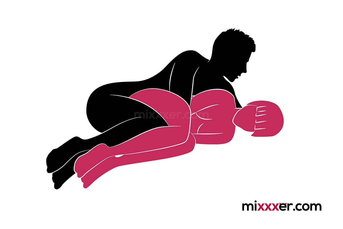 Curled Angel sex position