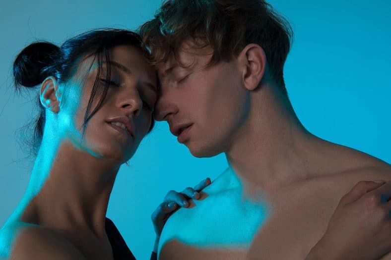 Sexy couple in an ethical porn movie