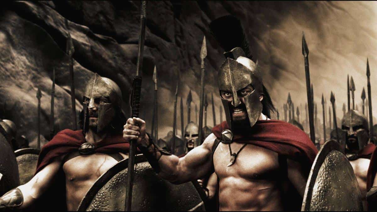 Greek warriors spartans wearing makeup