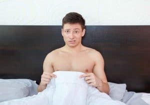 A man wondering if he broke his penis during sex